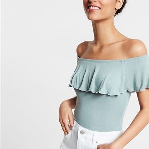 Express off the shoulder body suit